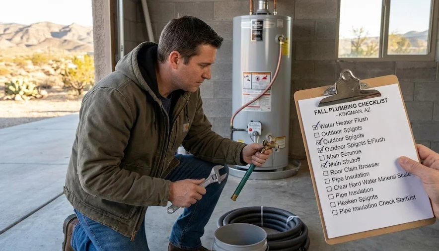 Fall Plumbing Checklist Before Temperatures Drop in Kingman, AZ