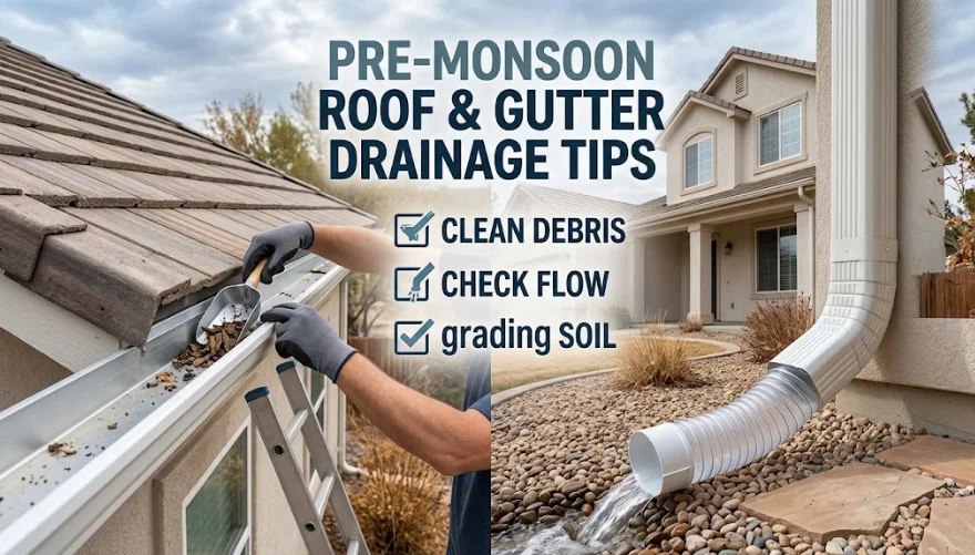 Pre-Monsoon Roof & Gutter Drainage Tips
